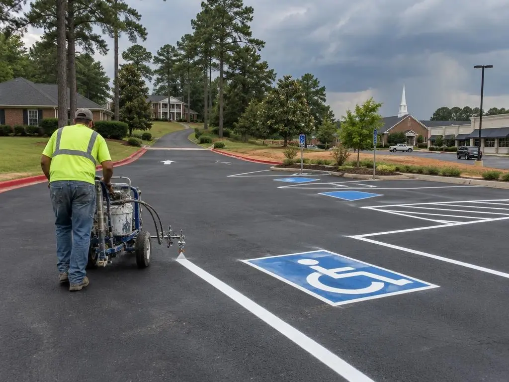 Parking Lot Striping in Montgomery, AL